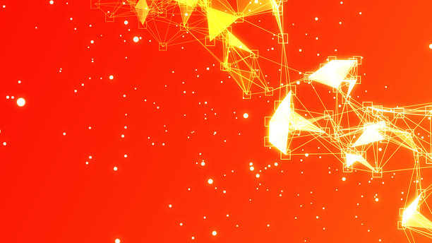 抽象数字流粒子。网络连接背景。大数据可视化。科技背景。3D渲染。4K照片图片下载