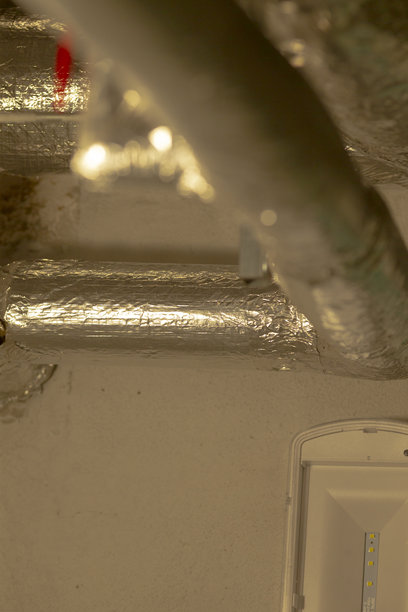 一张略显模糊的照片显示一辆汽车在夜间沿街行驶。图片下载