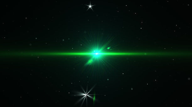 黑色背景中的光学光晕过渡叠加。快速明亮光线的动画。光晕电影过渡集。4K照片图片下载