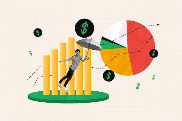 目标图形的复合素描艺术作品，照片拼贴，箭头工作空间图，办公室经理，男人，飞伞，赚钱图片下载