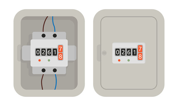 电表箱矢量图图片下载