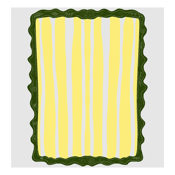 手绘装饰框，涂鸦风格插图。带有波浪线和涡旋的矢量图。非常适合卡片、邀请函、海报或照片装饰。图片下载