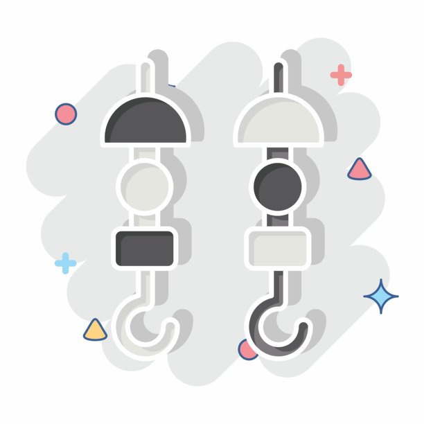 烧烤图标串。与烧烤符号相关。漫画风格。设计可编辑。图片下载