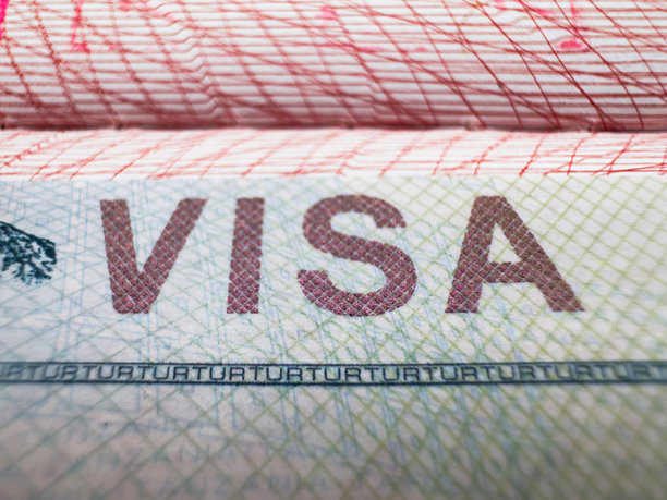 护照中的签证用于全球旅行，坦桑尼亚桑给巴尔签证，旅游，机场，海关，新闻，关闭边界，国籍。特写照片图片下载