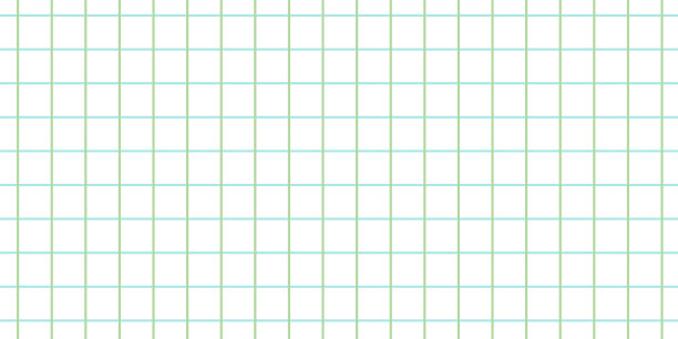蓝色和绿色的图表纸无缝图案背景素材。图片下载