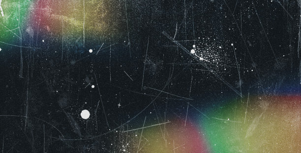 旧电影光漏纹理，带有划痕、噪音和彩虹光。复古风格的胶卷照片滤镜，带有散景、灰尘和颗粒感。受损的复古电影，照片烧焦效果。复古照片。图片下载