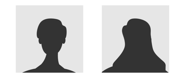 灰度平面插图。头像，用户资料，人物图标，性别中立轮廓，个人资料图片。适合社交媒体资料、图标、屏幕保护程序和模板使用。图片下载