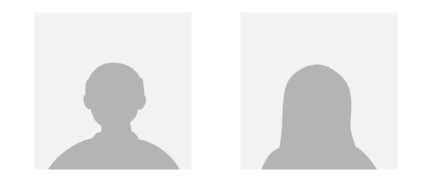 灰度平面插图。头像，用户资料，人物图标，中性性别轮廓，个人资料图片。适合社交媒体资料、图标、屏幕保护程序和作为模板使用。图片下载