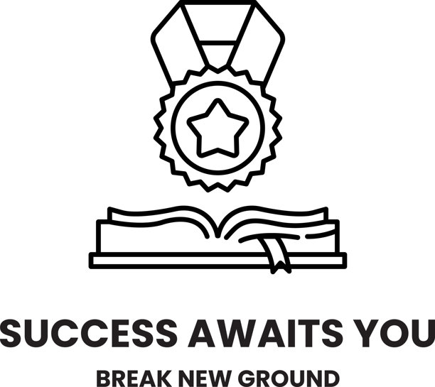 一本封面上有金色星星的黑白书籍图片图片下载