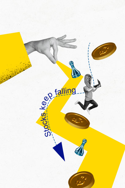 趋势艺术横幅 3D 照片拼贴，耳朵、头部、身体、工作、笔记本电脑、手持棋子、硬币、薪资、市场、金融、收益、金钱图片下载