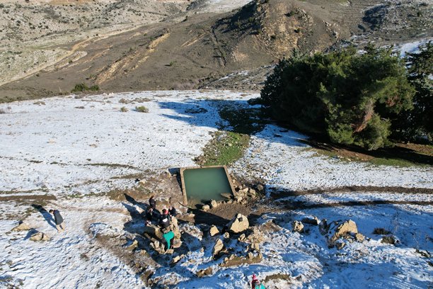 以色列北戈兰高地令人惊叹的冬季风景图片图片下载