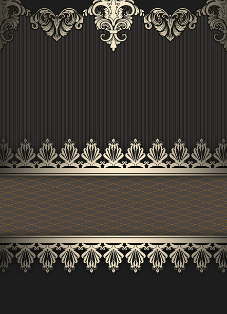 复古风格的装饰背景，带有优雅的边框和装饰。图片下载