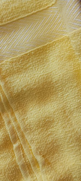 黄色毛巾纹理照片图片下载