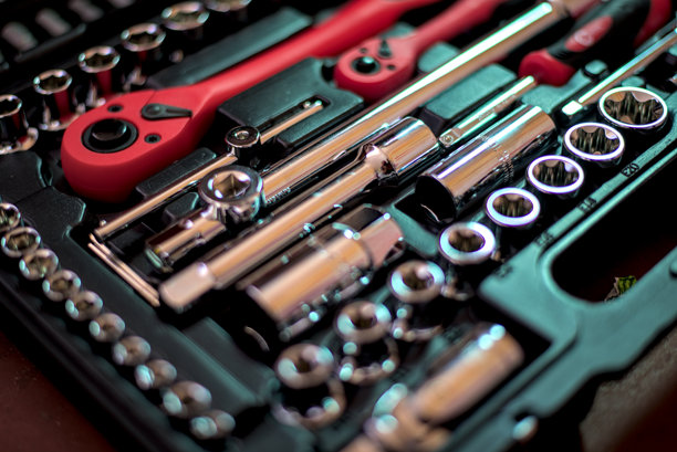 汽车修理工工具套件的照片图片下载