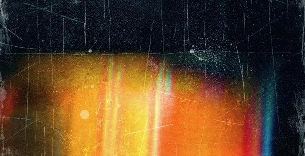 旧电影光漏纹理，带有划痕、噪音和彩虹光。复古风格的胶卷照片滤镜，带有散景、灰尘和颗粒感。受损的复古电影，照片烧焦效果。复古照片。图片下载