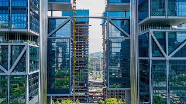 深圳市大疆天空之城的航拍照片图片下载