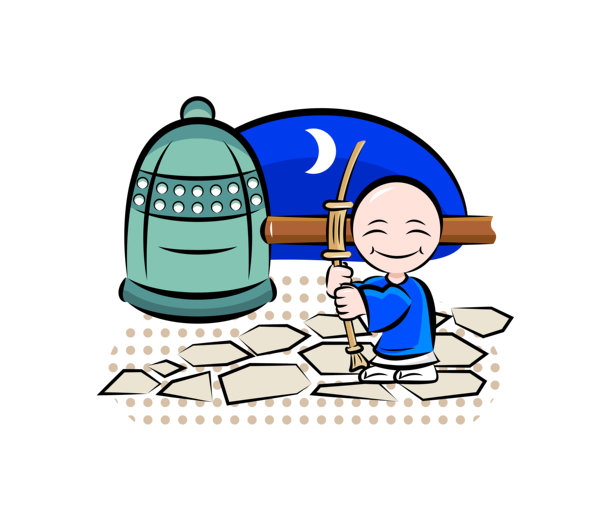 除夕钟声 | 有用的季节性活动素材系列（冬季） | 流行插图图片下载