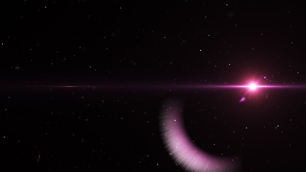 黑色背景中的光学光晕过渡叠加。快速明亮光线的动画。光晕电影过渡集。4K照片图片下载