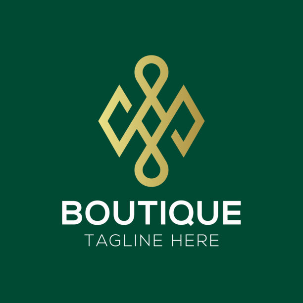 字母组合几何标志符号 商务奢华精品时尚珠宝图片下载