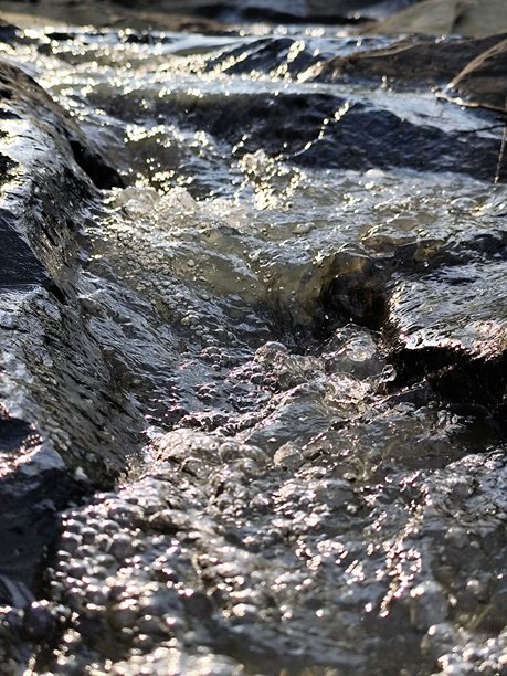 河水流动的特写照片图片下载