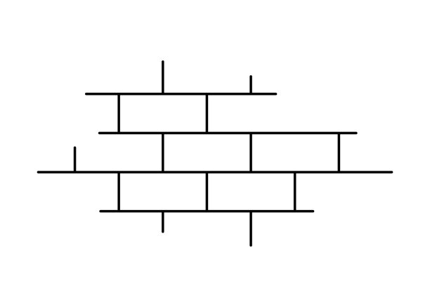 砖墙纹理。石块背景。房屋墙壁的洞。旧砖墙块。建筑瓷砖表面。矩形块图案。设计图形元素。复古抽象矢量插图。图片下载