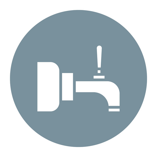 啤酒龙头矢量图标图片下载