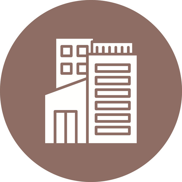 摩天大楼矢量图标图片下载