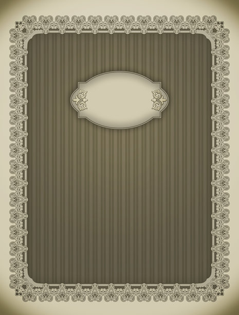 复古背景，带有装饰边框和框架。图片下载