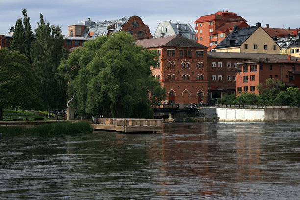诺尔雪平市建筑的风景照片图片下载