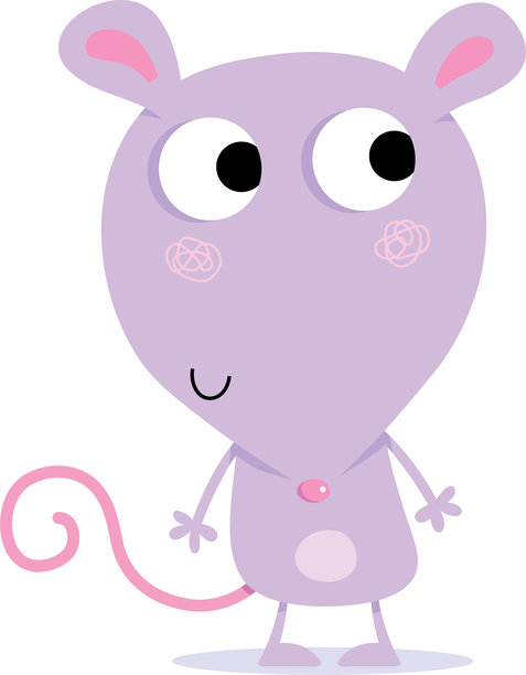 漂亮的鼠标。图片下载