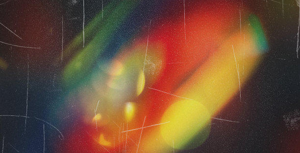 旧电影光漏纹理，带有划痕、噪音和彩虹光。复古风格的胶卷照片滤镜，带有散景、灰尘和颗粒感。受损的复古电影，照片烧焦效果。复古照片。图片下载