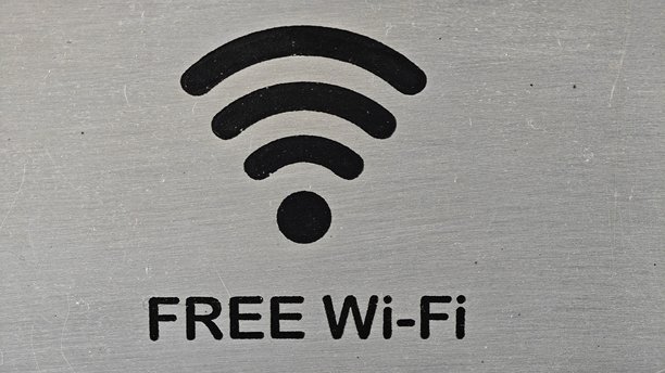 免费WiFi图标符号，WiFi信号。图片下载