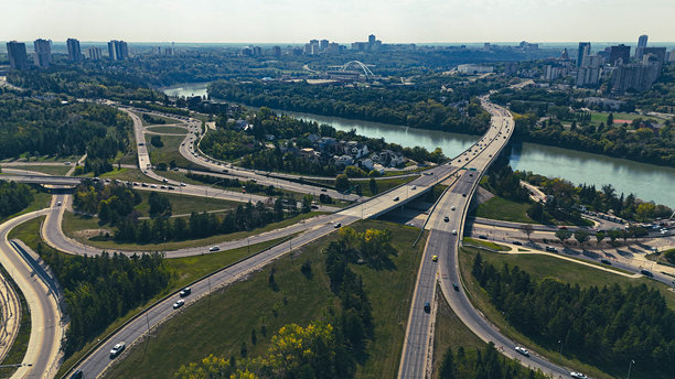 现代城市的航拍照片图片下载