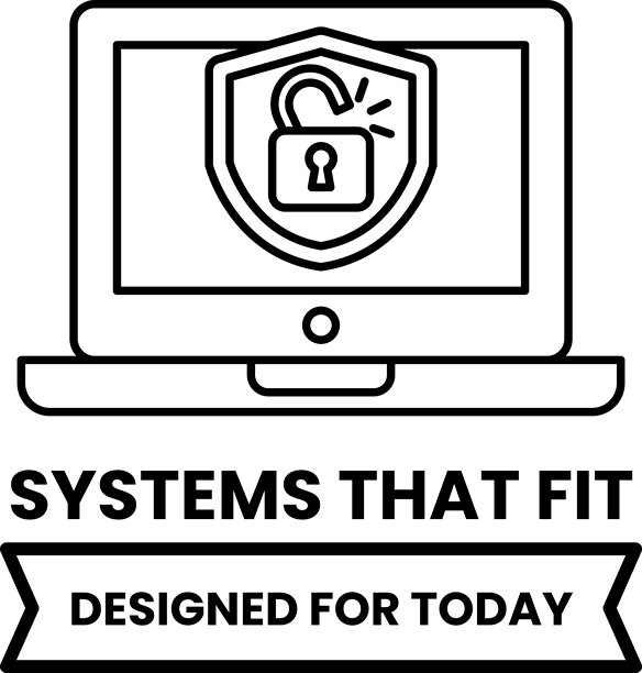 一张黑白色的笔记本电脑上锁的图片图片下载