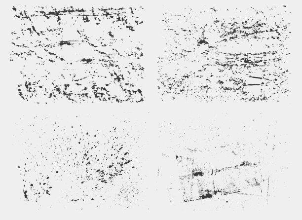 粗糙墙面纹理的复古背景叠加素材合集。图片下载