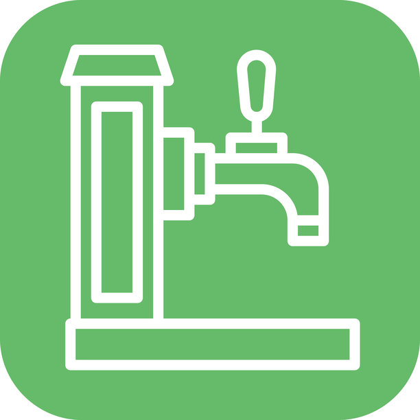 啤酒龙头矢量图标图片下载