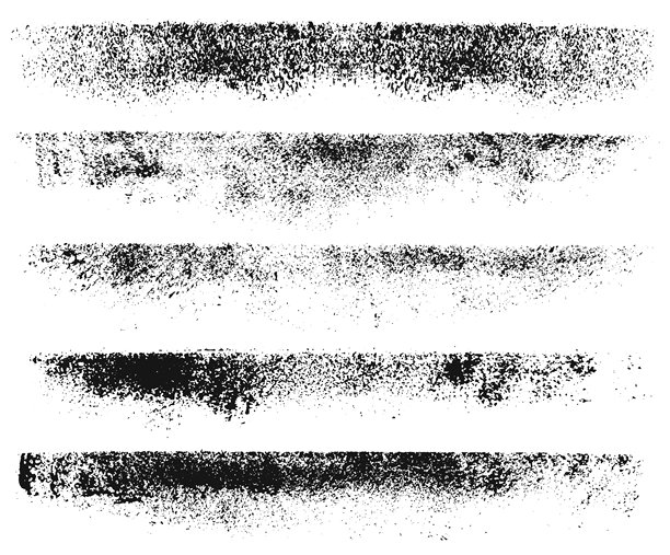 黑色垃圾笔刷集图片下载