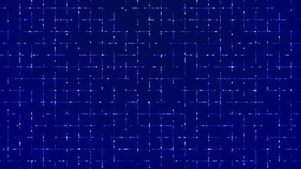 抽象数字网格线框蓝色循环背景 4K 股票照片图片下载