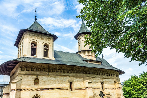 城市建筑，街道照片 - 欧洲，东欧，罗马尼亚图片下载