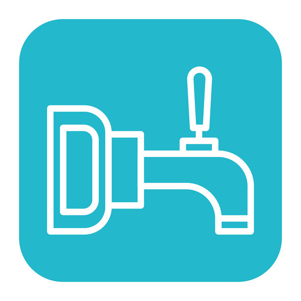 啤酒龙头矢量图标图片下载