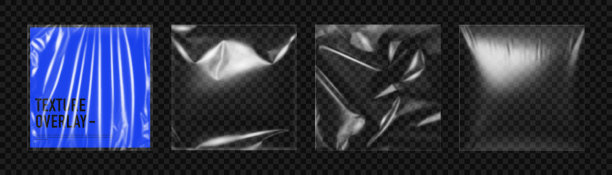 塑料包装袋模型，透明覆盖层，乙烯基封面。适合用于专业品牌和包装的包装设计，配合胶带和薄膜。图片下载