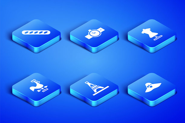 优雅女性帽子、法式长棍面包、埃菲尔铁塔、公鸡风向标、手表和模特图标。矢量图。图片下载