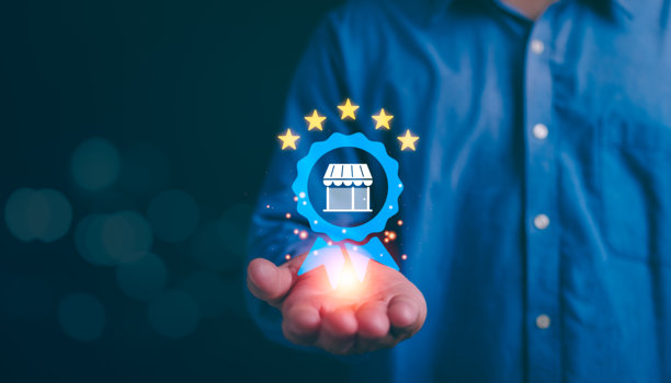 认证的商业质量保证徽章，可信赖的品牌保证图标，用于市场营销服务，增强专业环境中的信任和保障。图片下载