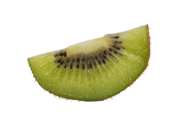 孤立的多汁猕猴桃切片图片下载