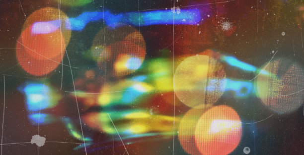 老电影光漏纹理，带有划痕、噪音和彩虹光。复古风格的照片，胶卷滤镜，带有散景、灰尘和颗粒。受损的复古电影，照片烧焦效果。复古照片图片下载