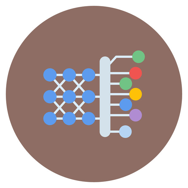 深度学习矢量图标图片下载