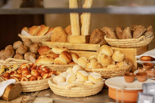 埃及赫尔格达酒店餐厅的早餐照片图片下载