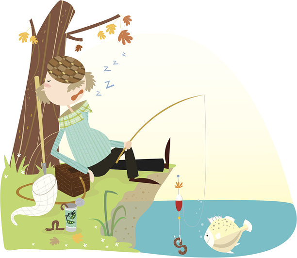懒惰的下午钓鱼图片下载