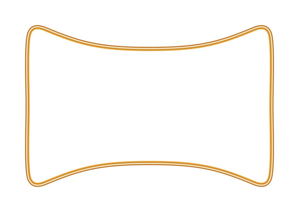 奢华的金色三维框架。真实物体的照片框模型。装饰元素、印章、证书、贺卡的形状，装饰设计。矢量插图图片下载