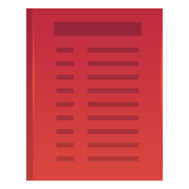 餐厅或咖啡馆厨房不锈钢橱柜，带红色门的钢制家具插图图片下载